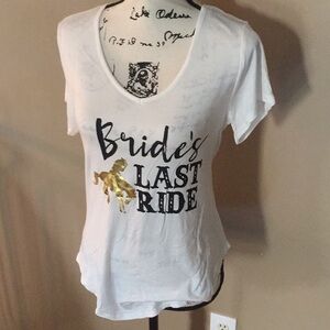NWOT Bridal boutique size S brides last ride